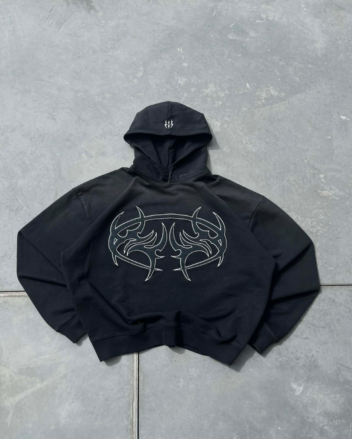 S4 Hoodie - Vintage Black Wash