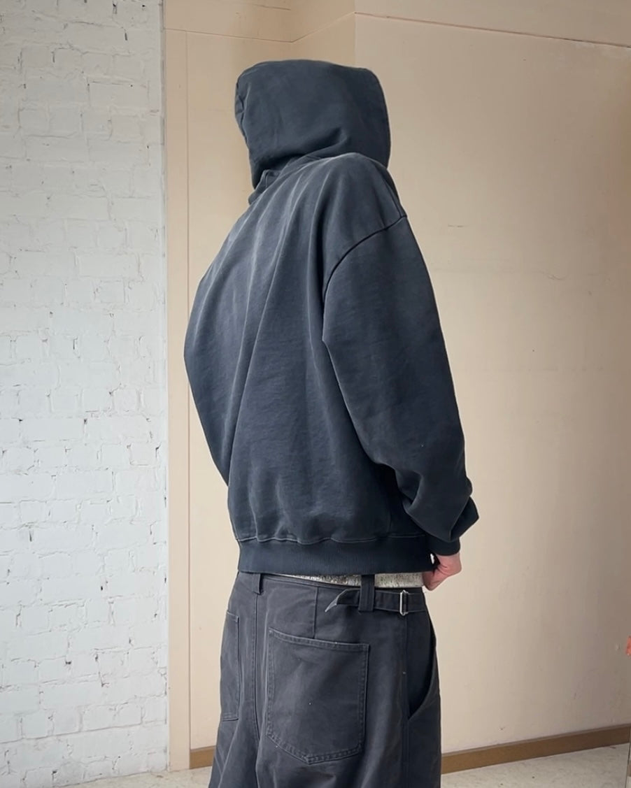 Charcoal Hoodie - Vintage Black Wash