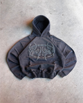 Charcoal Hoodie - Vintage Black Wash