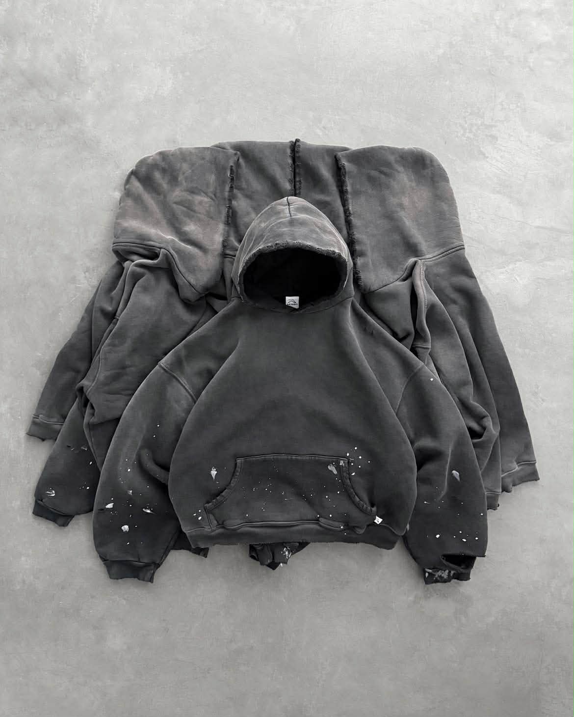 S4 Hoodie - Vintage Black Wash